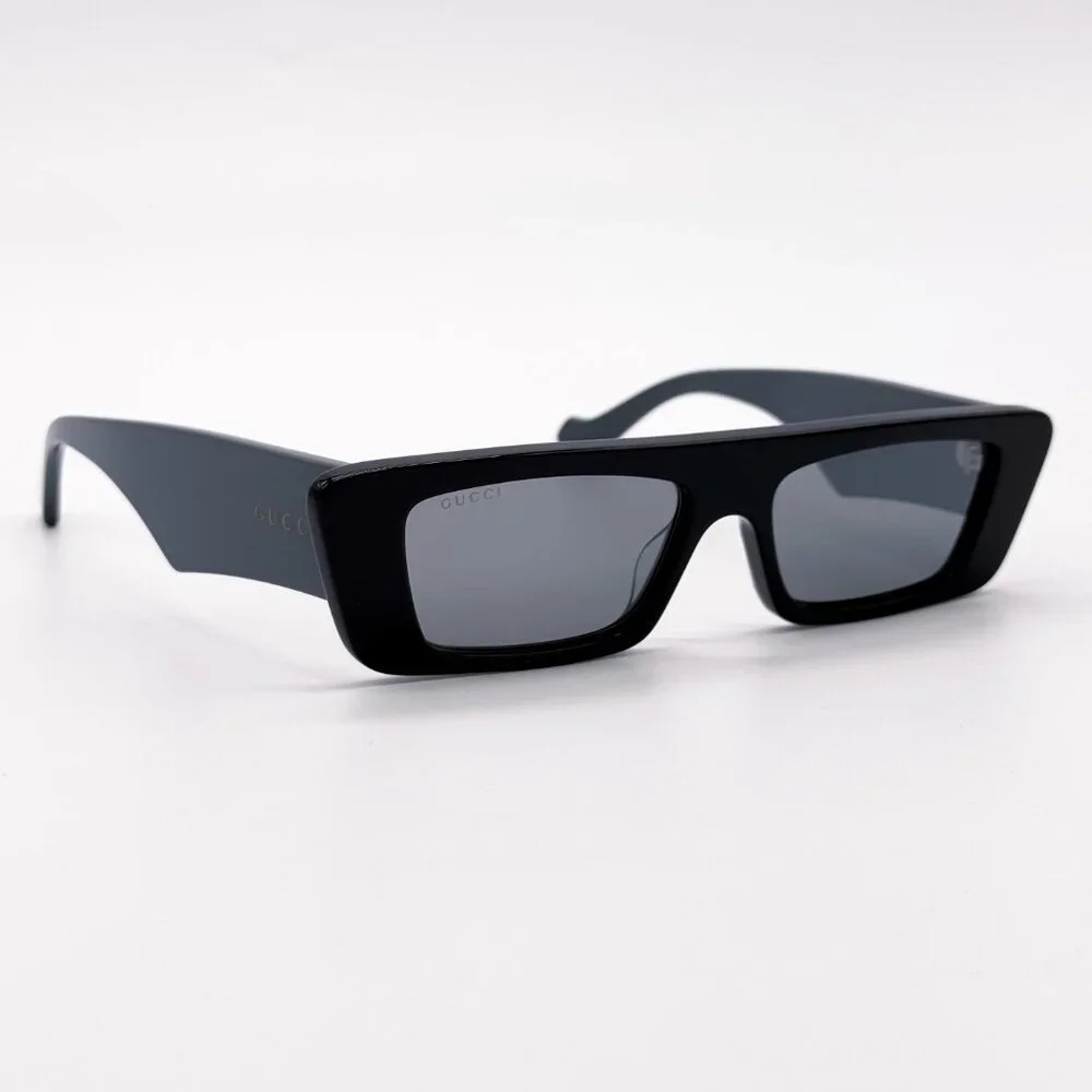 NEW GUCCI GG1331S 005 BLACK SILVER UNISEX SUNGLASSES GUCCI - Picture 5 of 12